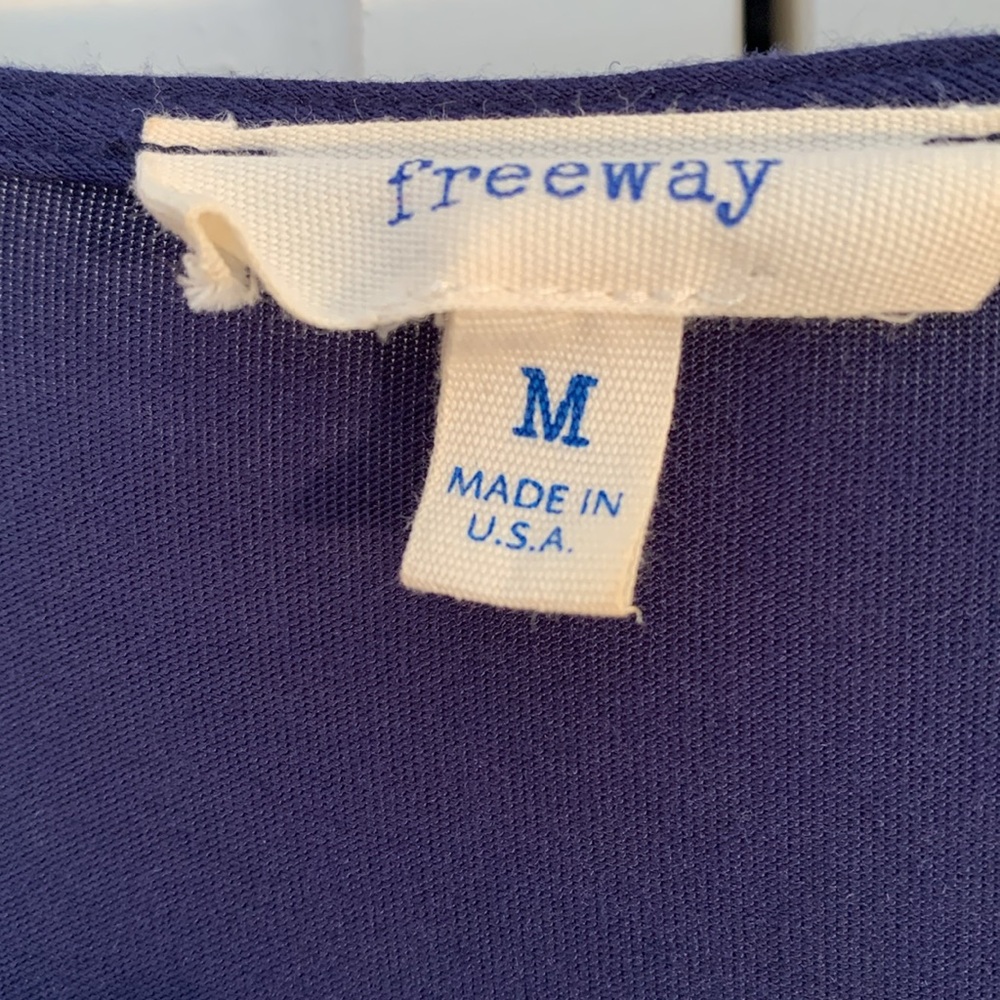 Freeway Women's Cold Shoulder Mini Dress - Navy Blue EUC - Picture 5 of 8